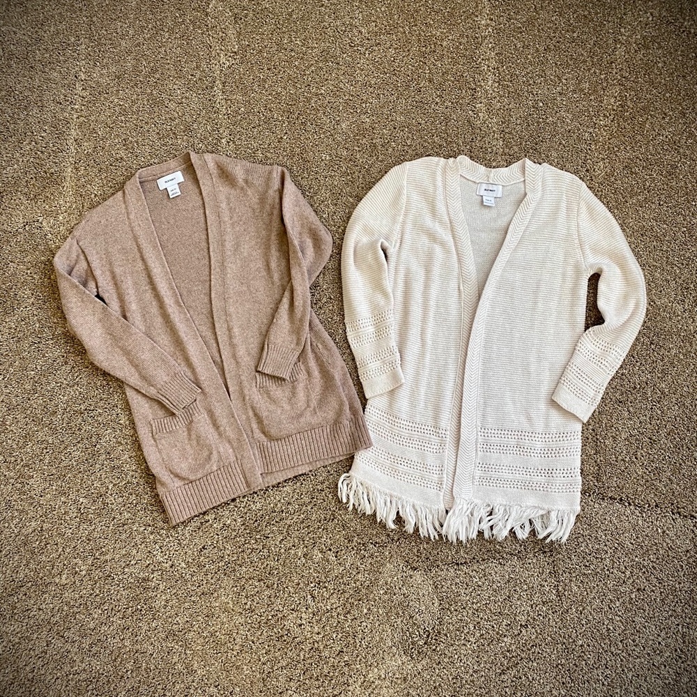 Girls 6/7 Cardigans from Old Navy - BOTH included